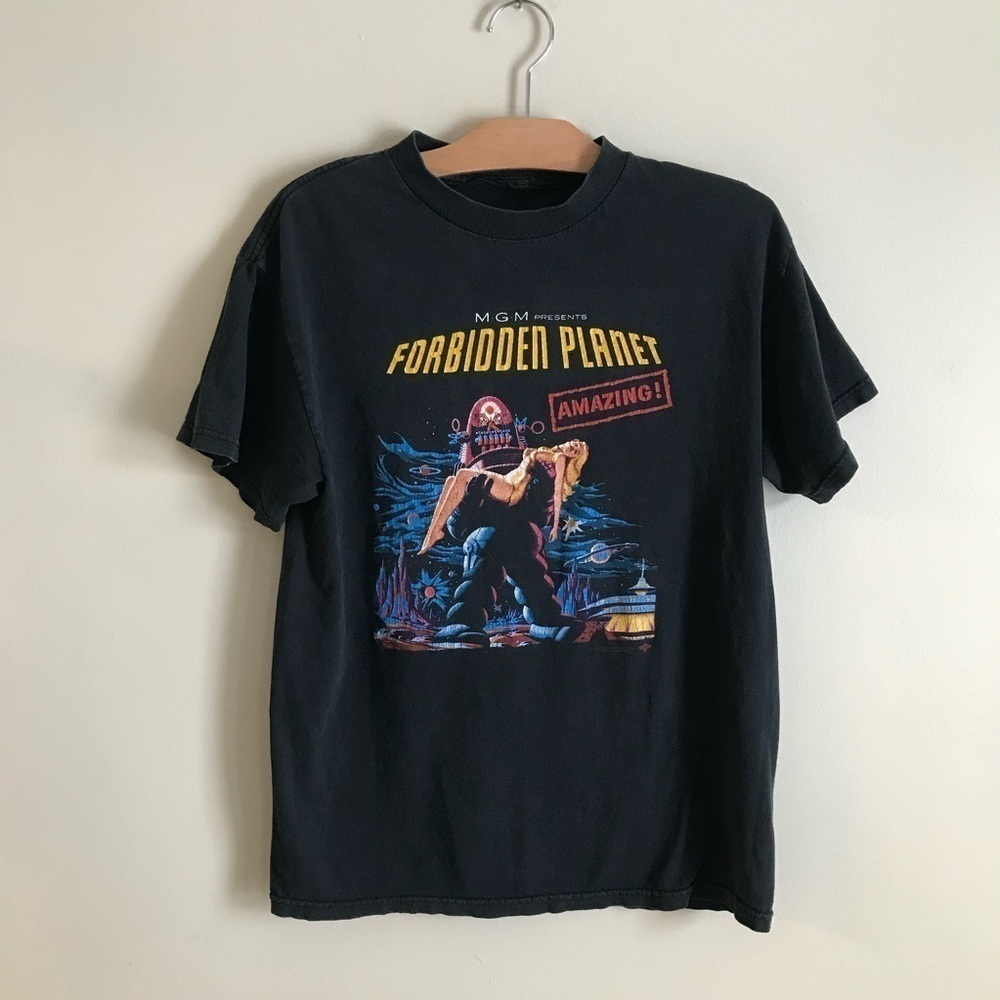 Rare Vintage Y2K MGM Forbidden Planet Movie Promo Tshirt 2005 Mens Unisex